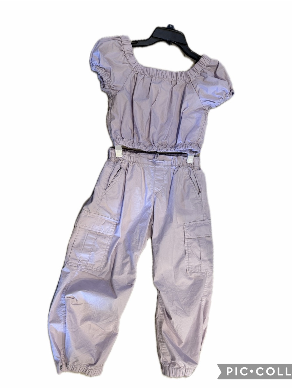 GAP Girls Crop-Top & Cargo Pants Set| Size S/M